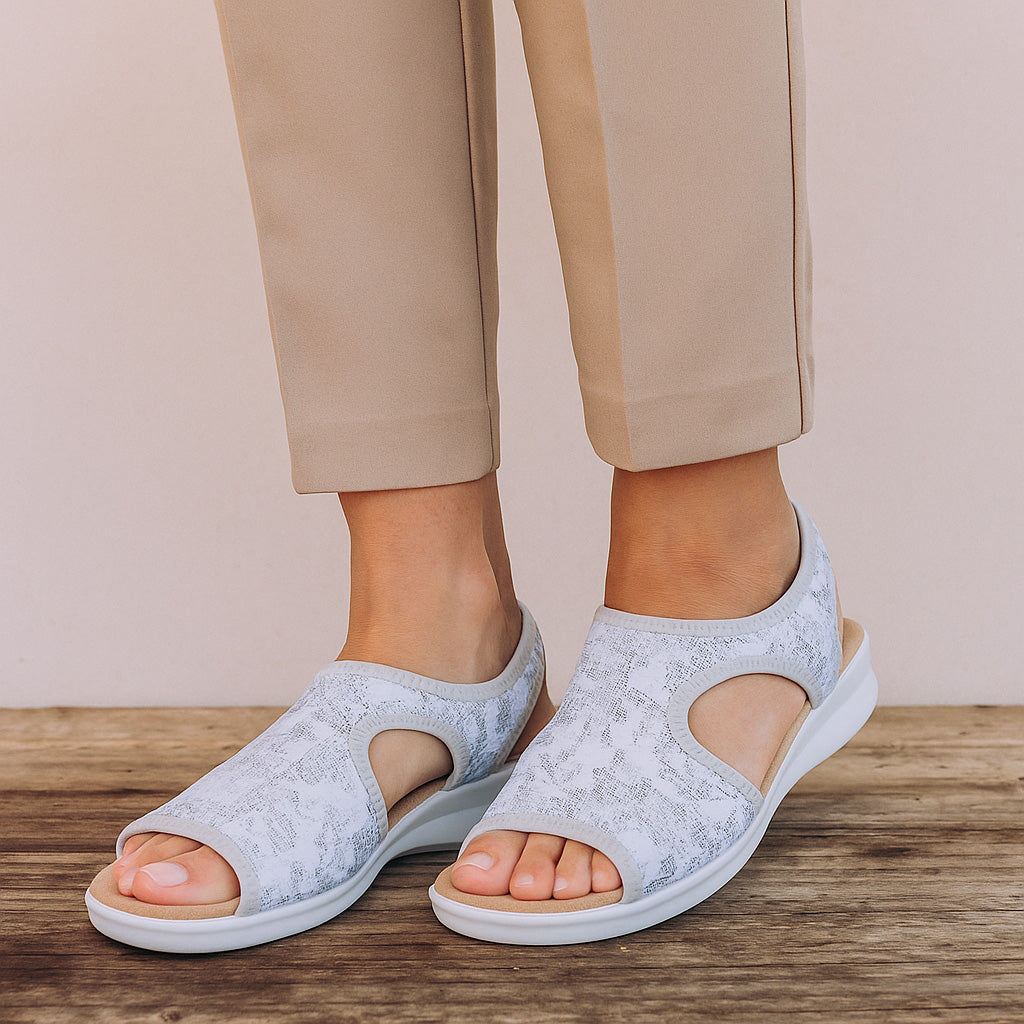 EUROFLEX TUSCANY WHITE Women Sandals - Zeke Collection NZ