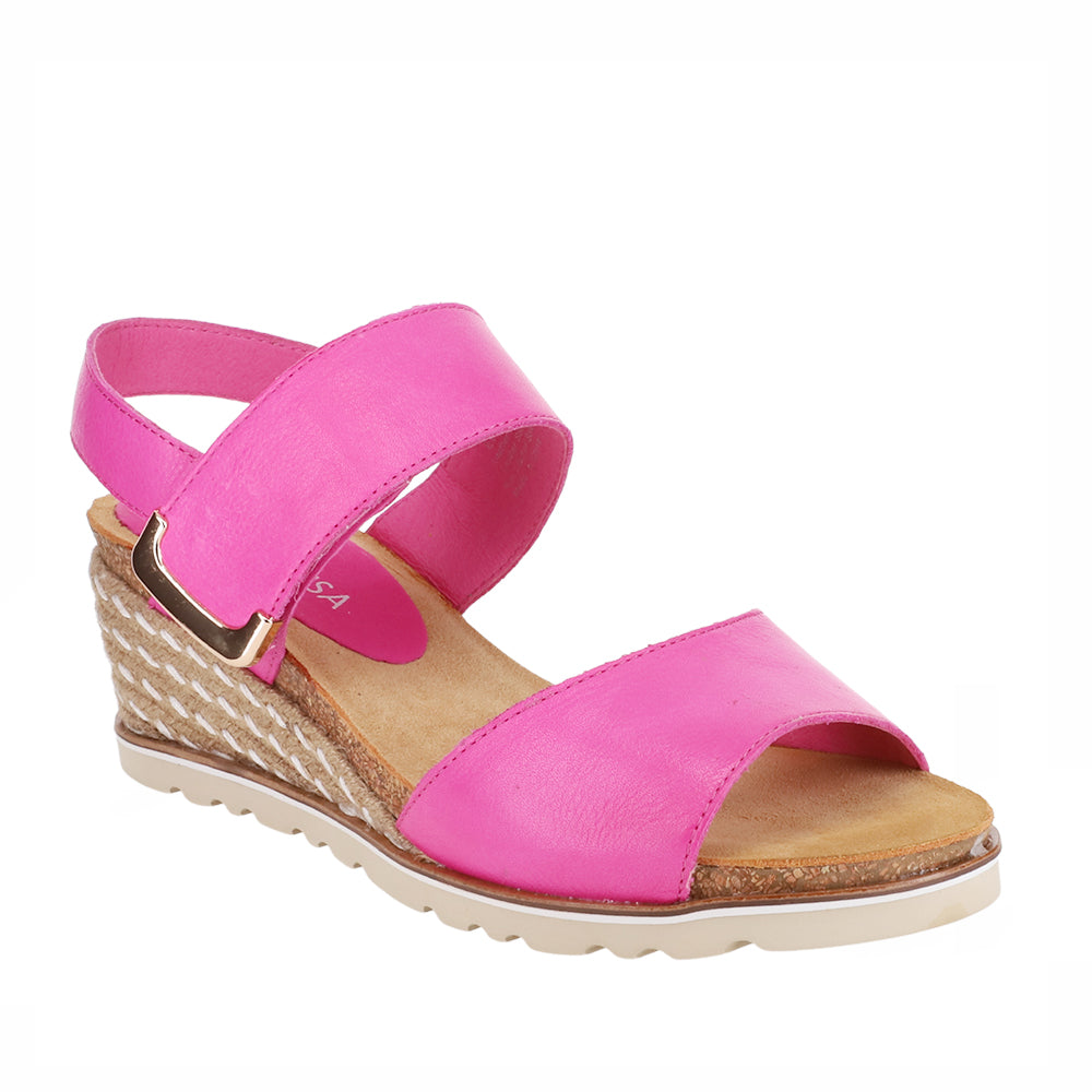 LESANSA EVITA HOT PINK Women Sandals - Zeke Collection NZ