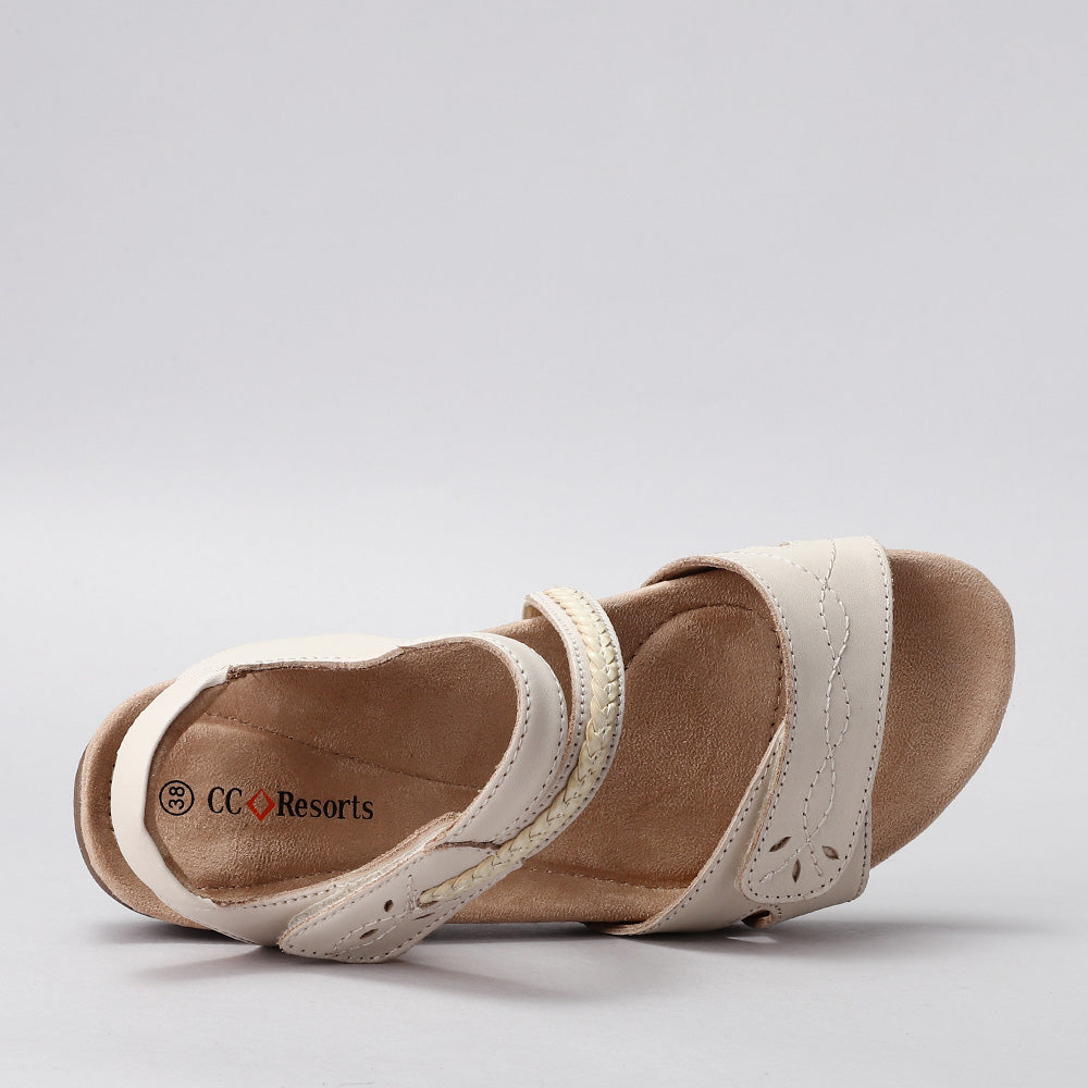 CC RESORTS FERRO BEIGE Women Sandals - Zeke Collection NZ