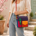 Second Nature Summer Multi handbag with colorful pattern, stylish design, and versatile carry options.
