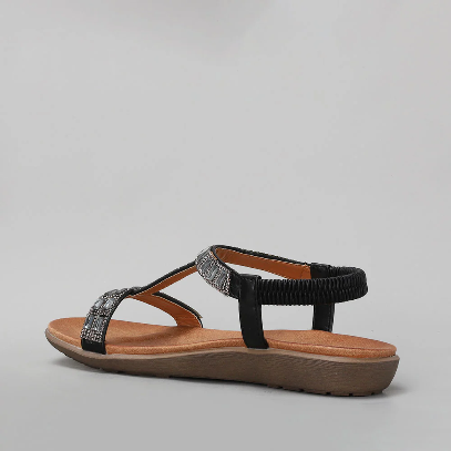 CC RESORTS USHA BLACK Women Sandals - Zeke Collection NZ