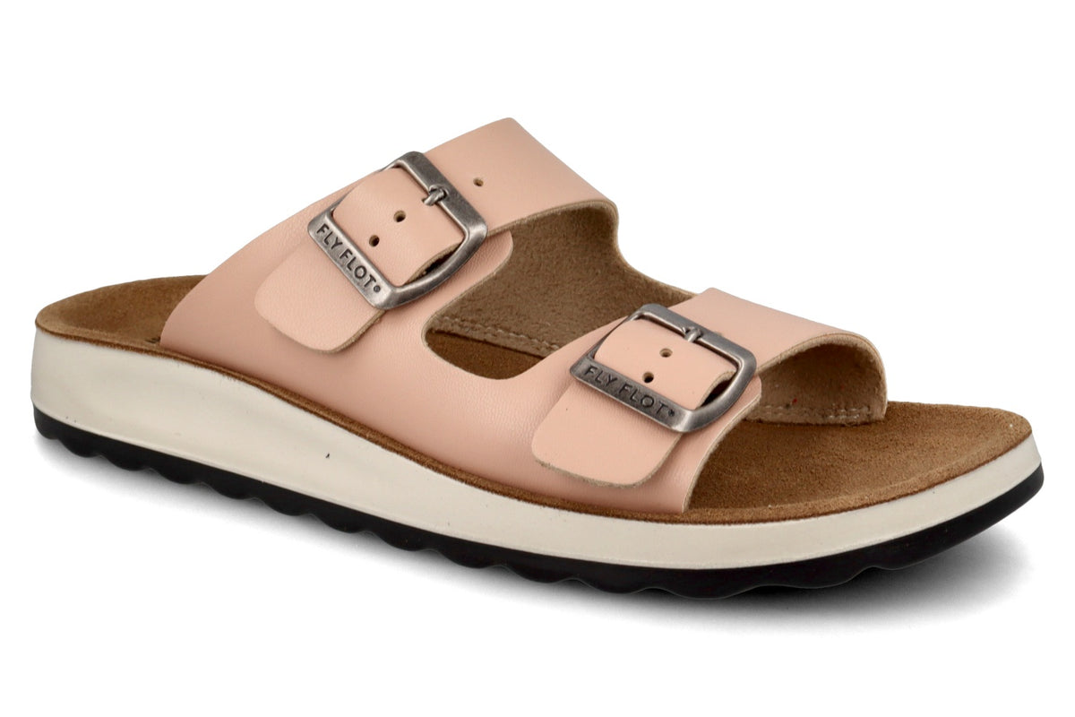 Pink Fly Flot FLY FLOT 77G64 2C flats with soft leather upper and comfortable sole, stylish for casual wear.
