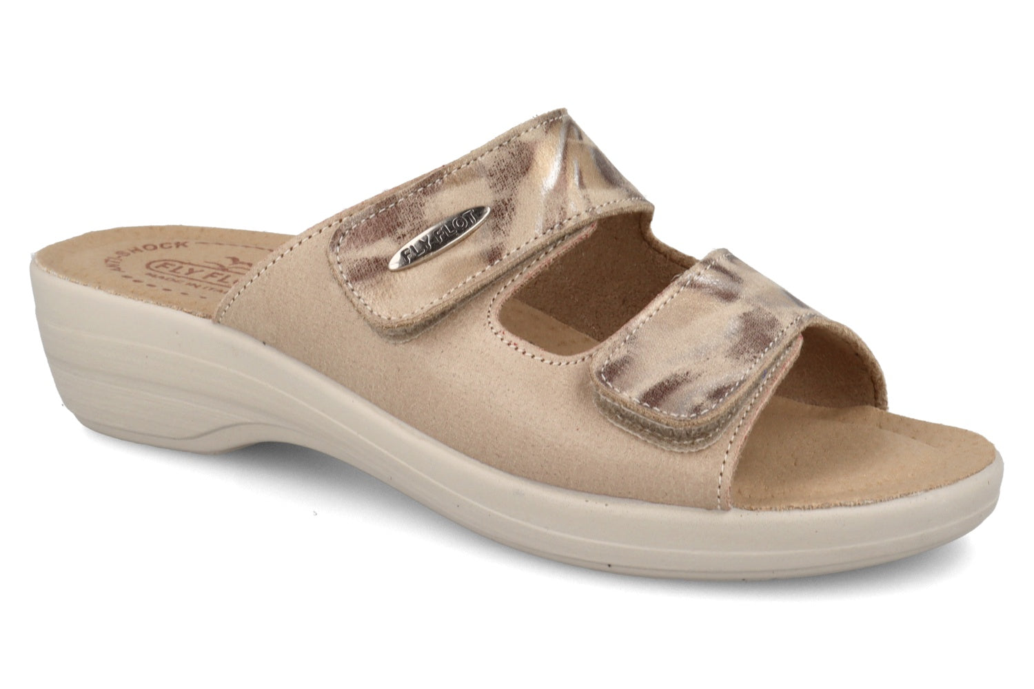 FLY FLOT T5B18 QE BEIGE Women slippers - Zeke Collection NZ