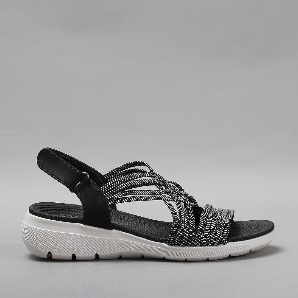 CC RESORTS FLYTA BLACK Women Sandals - Zeke Collection NZ