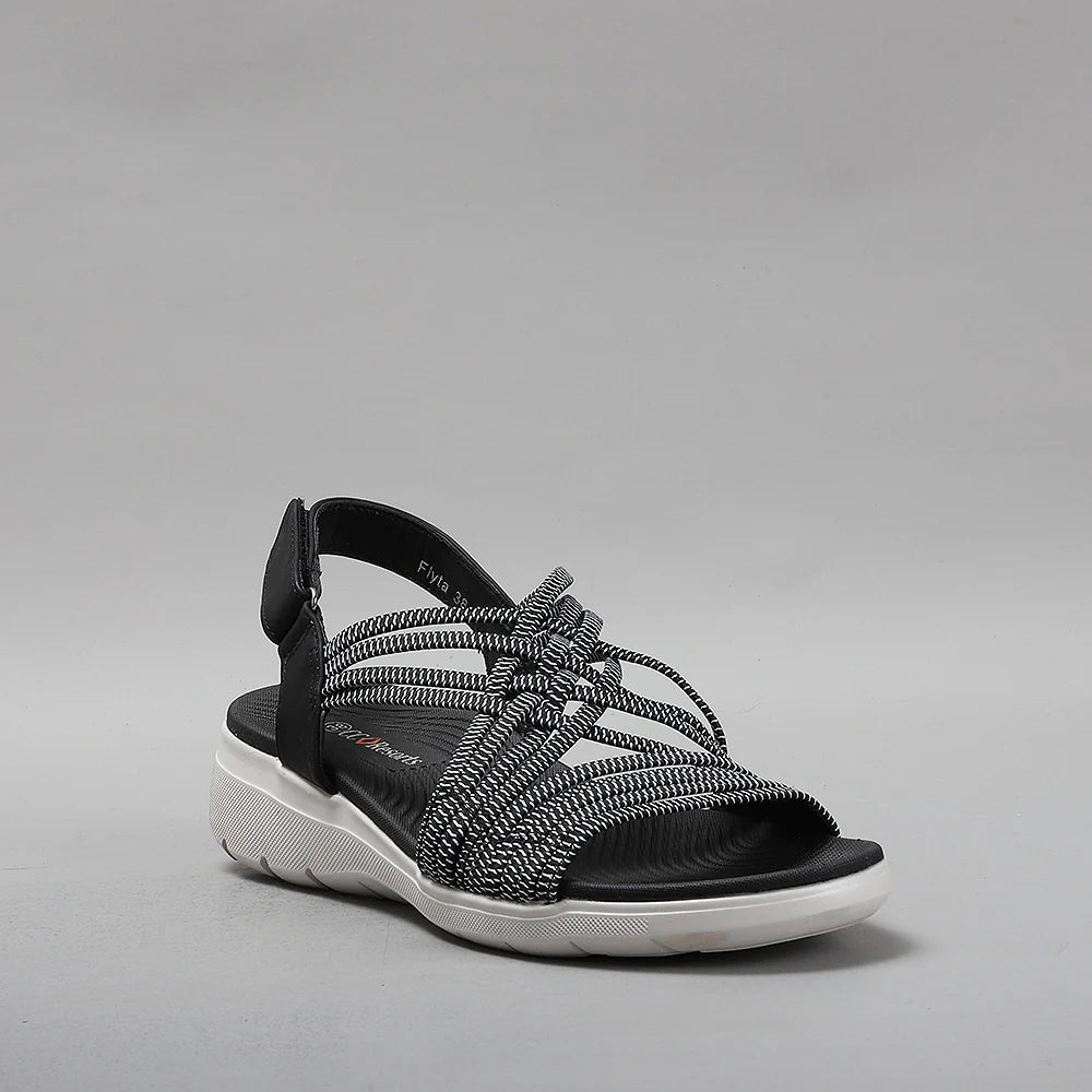 CC RESORTS FLYTA BLACK Women Sandals - Zeke Collection NZ