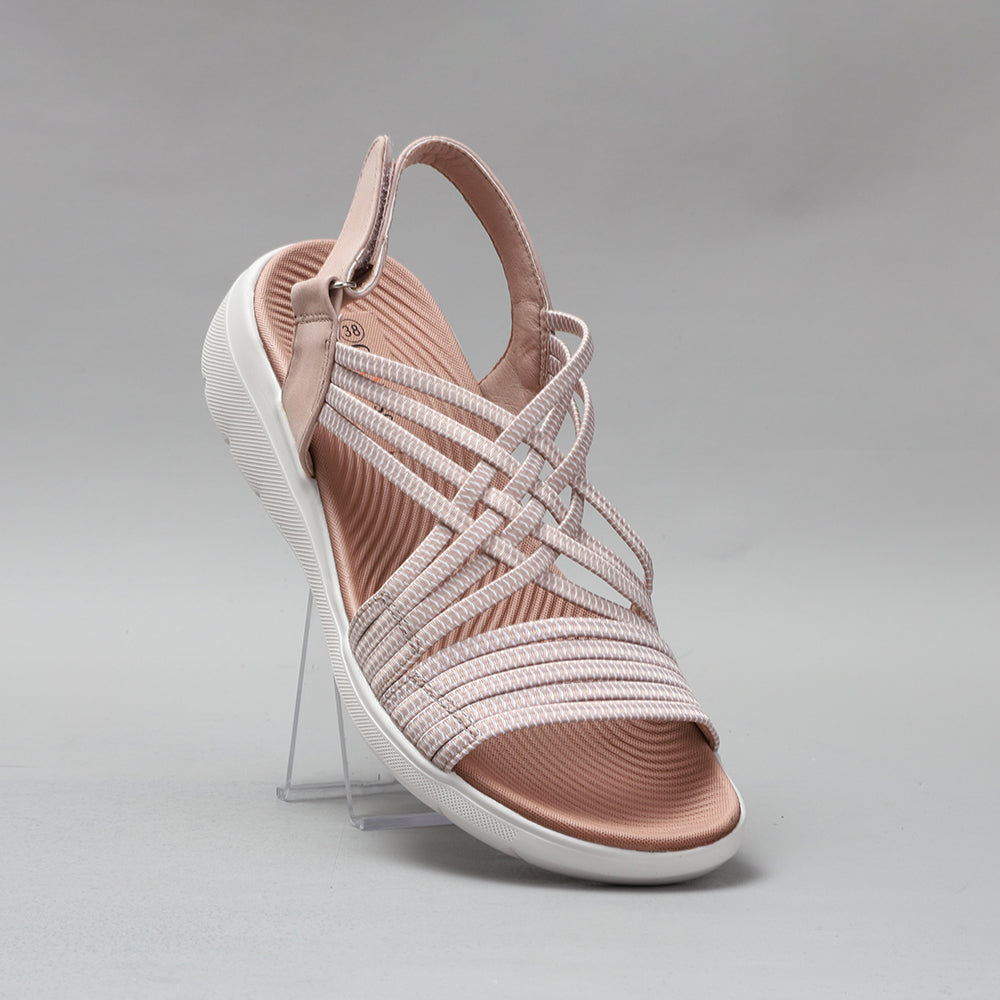 CC RESORTS Flyta blush sandals with open toe design and ankle strap, featuring a stylish blush pink finish.