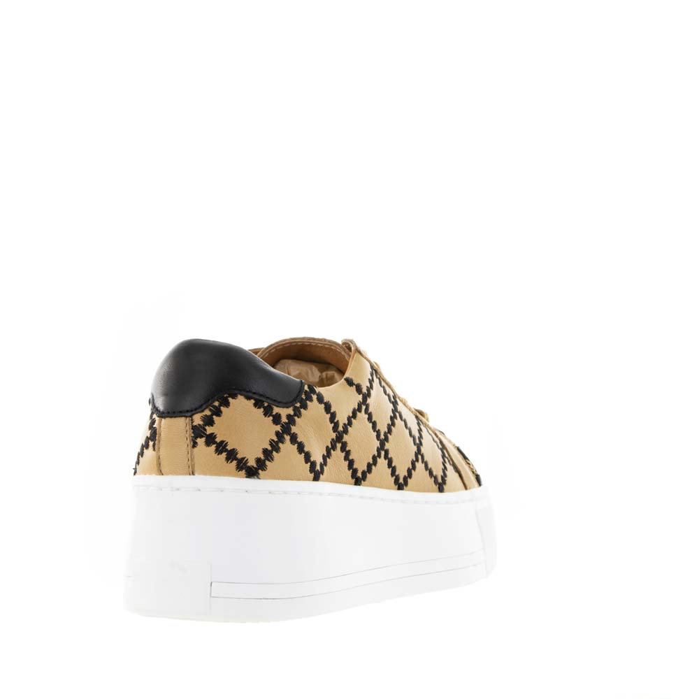 ALFIE &amp; EVIE FRANKIE BLACK CAMEL Women Sneakers - Zeke Collection NZ