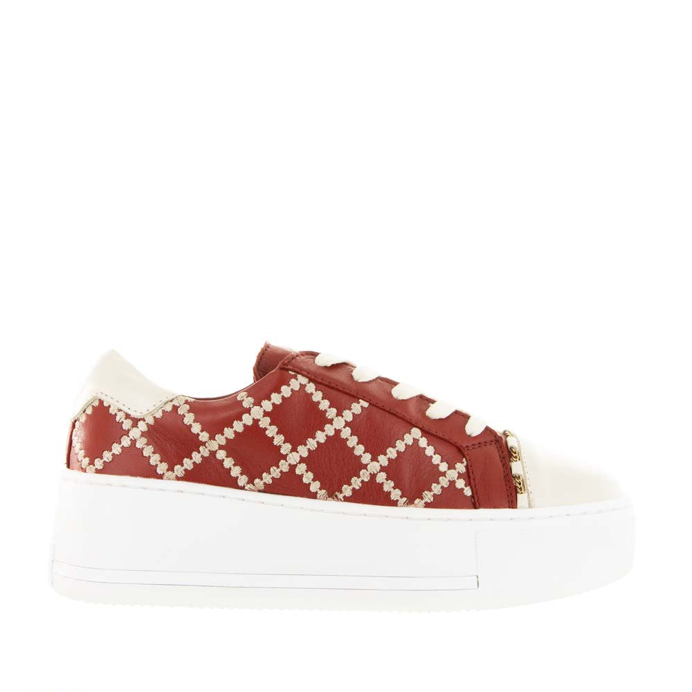 ALFIE &amp; EVIE FRANKIE CREAM ROSSO Women Sneakers - Zeke Collection NZ