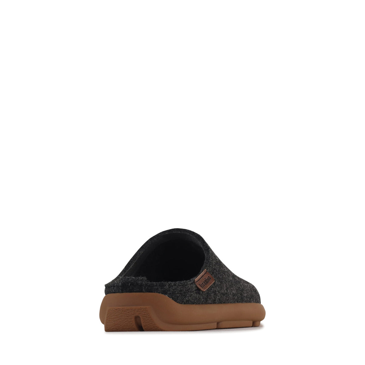 Los Cabos Felton graphite slippers with a sleek, textured design and soft fabric lining, perfect for comfortable casual wear.