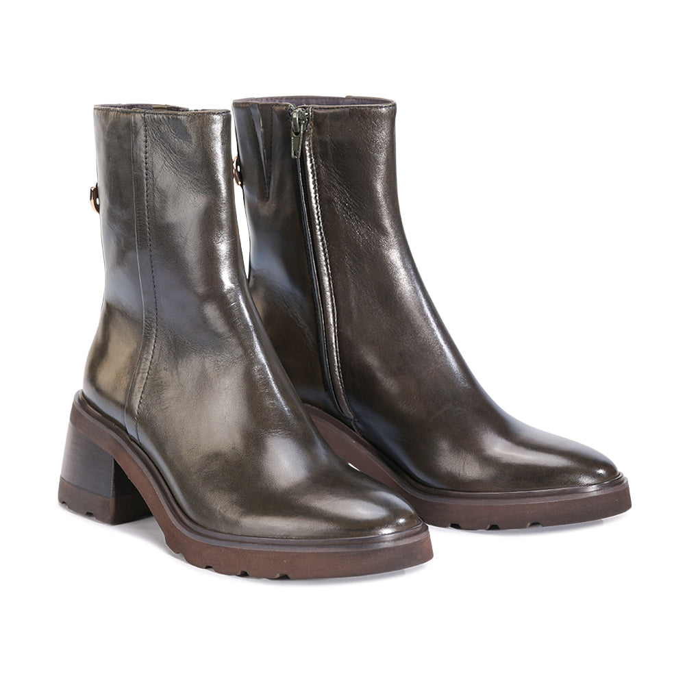 EOS FINLEY OLIVE Women Boots - Zeke Collection NZ
