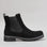 Black CC Resorts Gamilia boots with side zipper and sleek suede finish, stylish footwear for casual or dressy occasions.