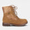 CC Resorts Garner Chestnut boots in size 44, featuring a stylish ankle-high design with laces and a sturdy sole.