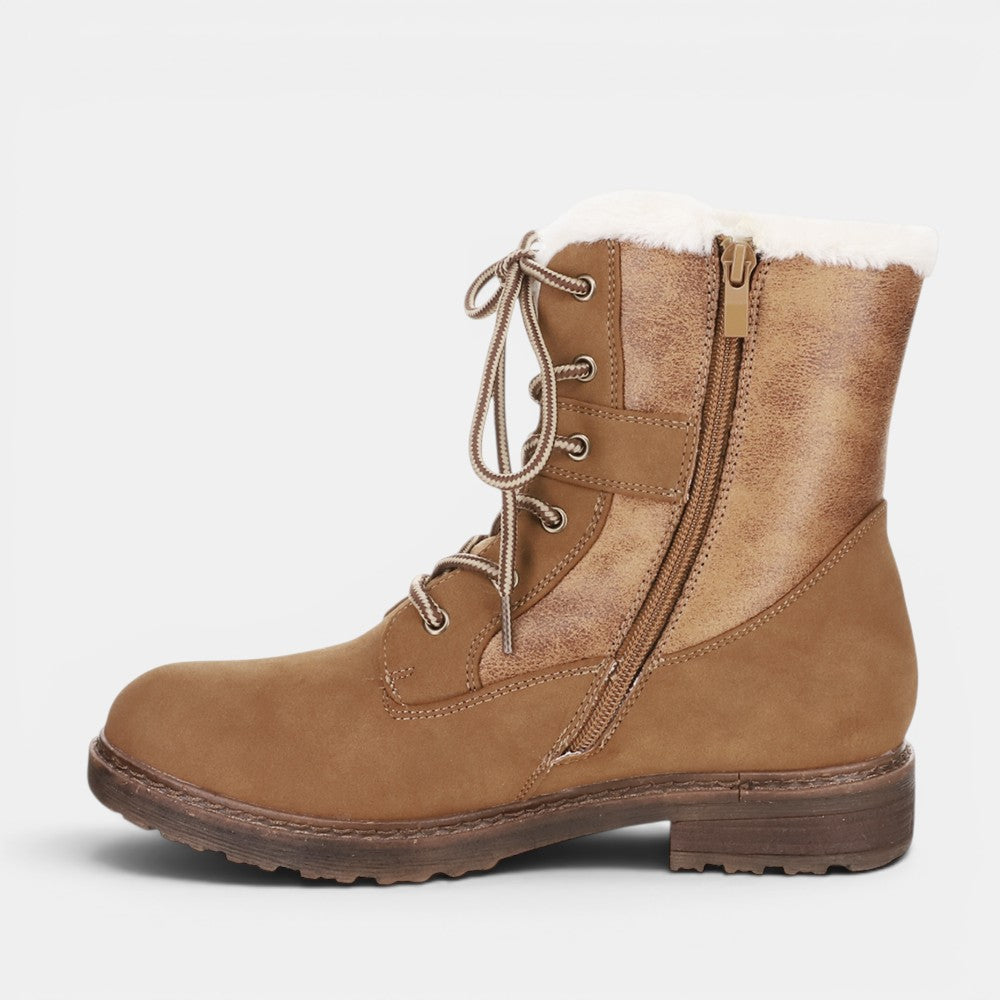CC Resorts Garner Chestnut boots featuring a stylish design, brown leather finish, and sturdy sole, perfect for casual and outdoor wear.