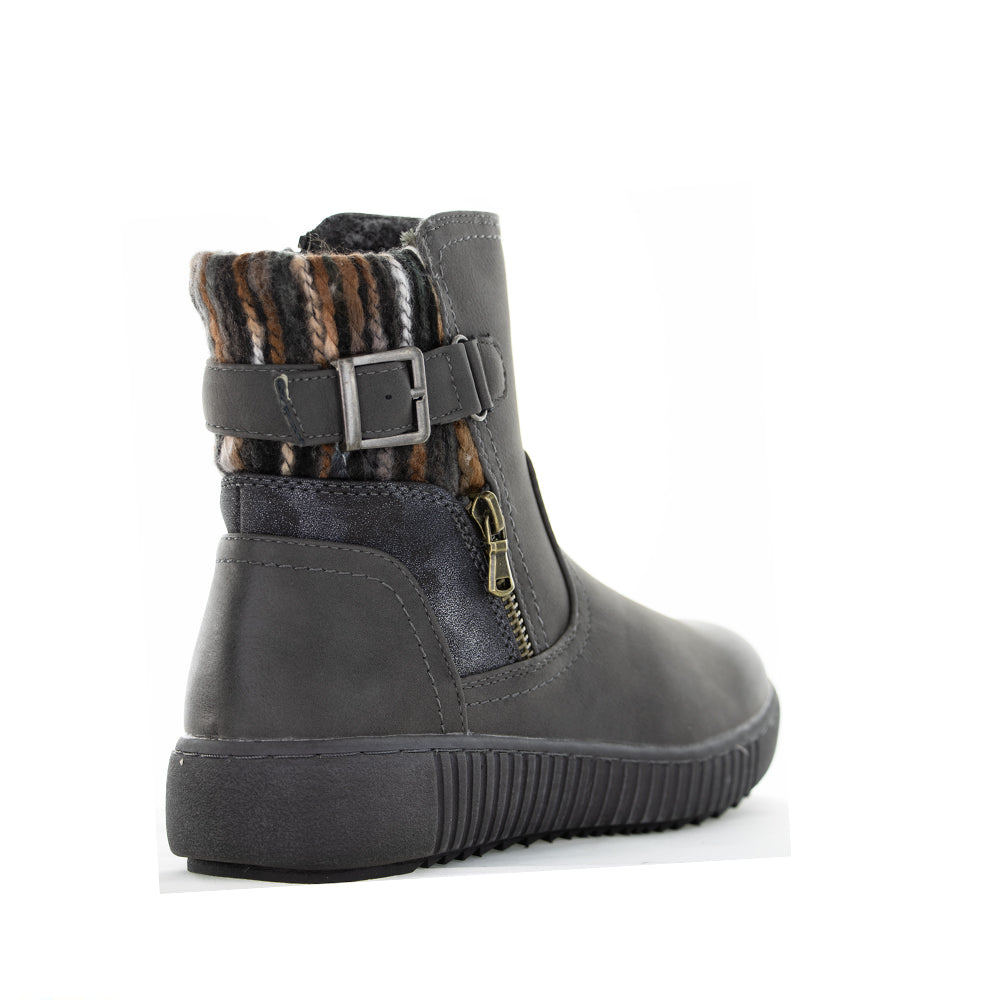 CC Resorts Garrett Grey boots, stylish ankle footwear with a sleek grey finish and comfortable design.