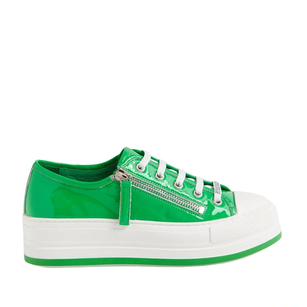 DJANGO &amp; JULIETTE GIZA EMERALD PATENT Women Sneakers - Zeke Collection NZ