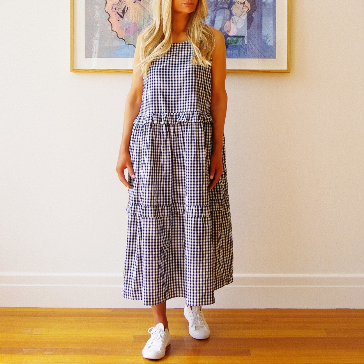WHO'S CHARLIE ROSIE SLEEVLESS INDIGO Women Dresses &amp; Jumpsuits - Zeke Collection NZ