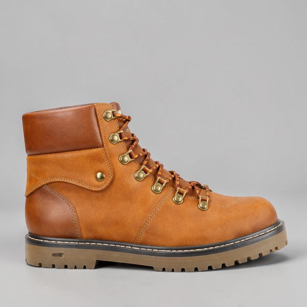 CC Resorts Grease Tan boots, stylish ankle footwear with a sleek tan finish, perfect for casual or semi-formal outfits.