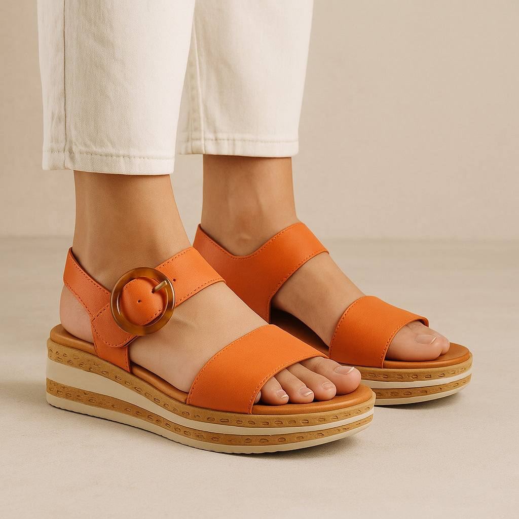 Le Sansa Guard Sunburn sandals with cushioned straps and durable sole, designed for comfort and sun protection.