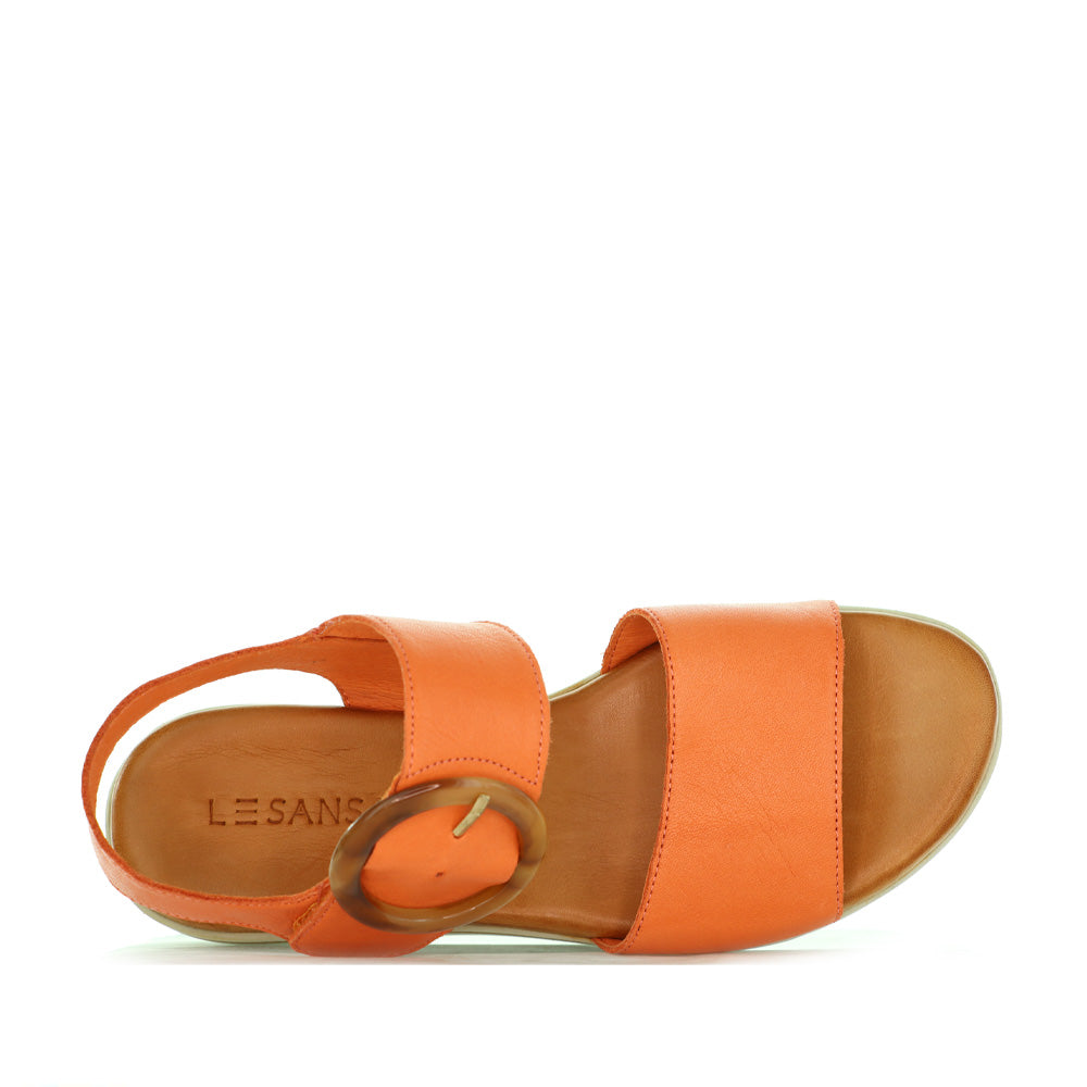Le Sansa Guard Sunburn sandals featuring stylish straps and comfortable sole, perfect for summer beachwear.