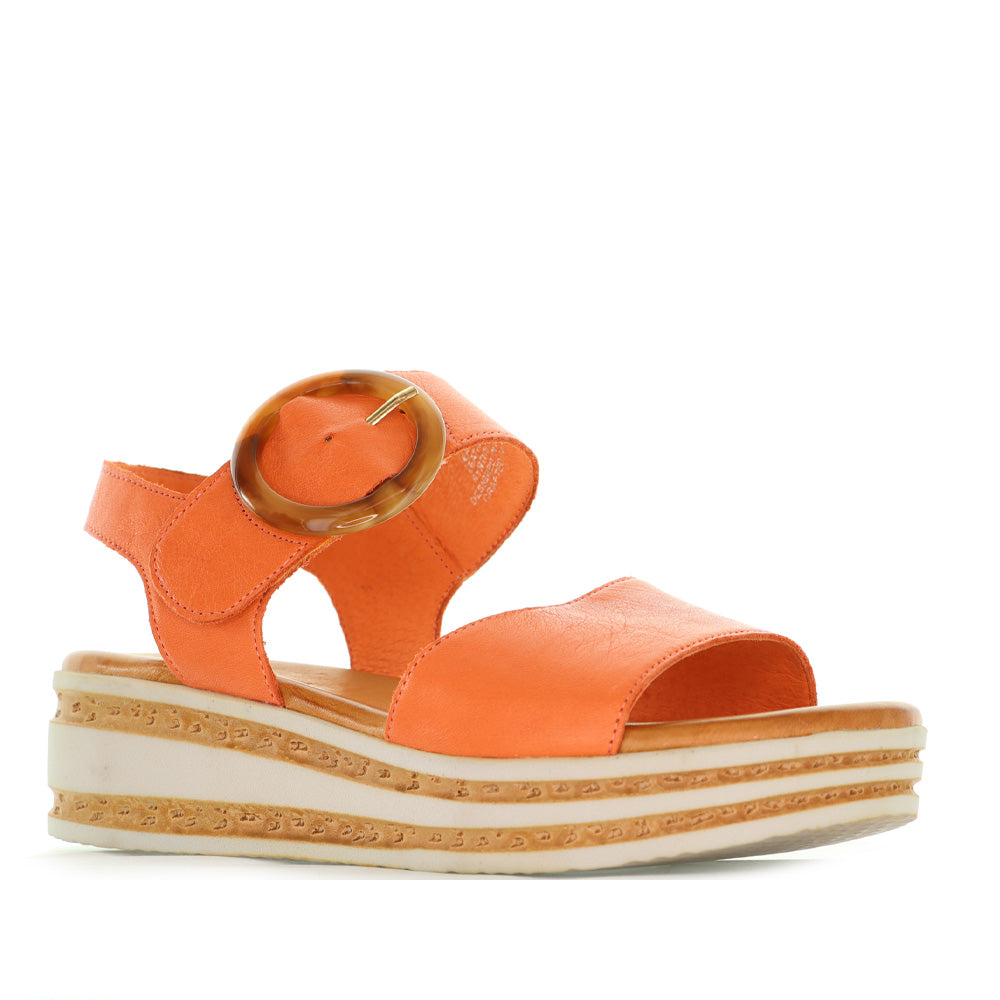 Le Sansa Guard Sunburn sandals in black with adjustable straps, shown from a side angle on a white background.