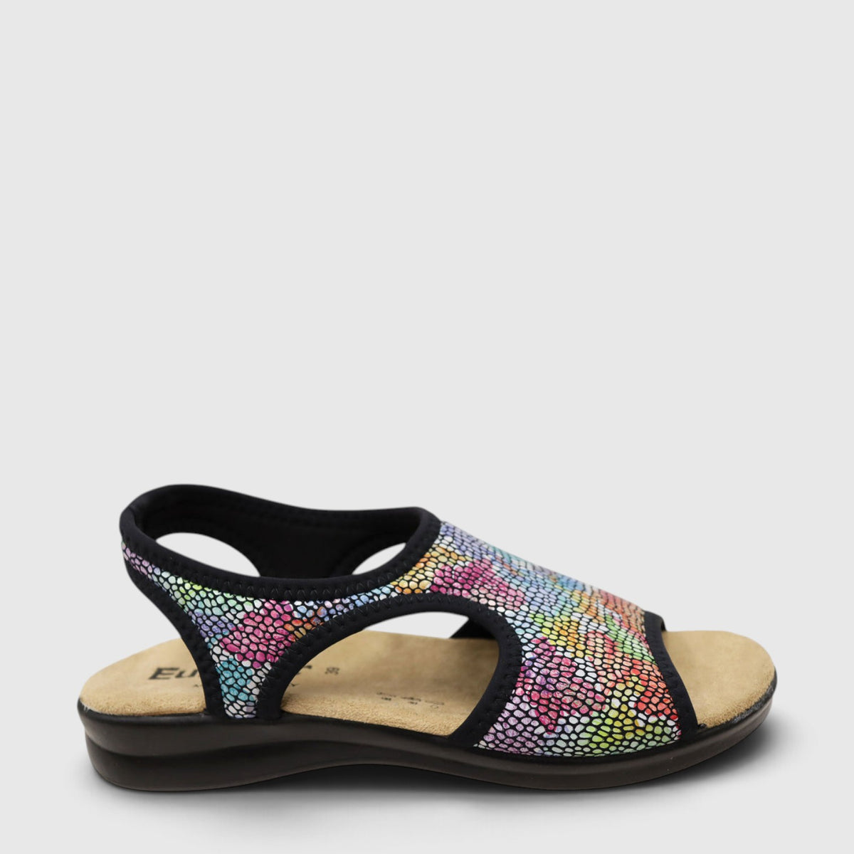 Euroflex Tuscany Sorbet sandals in a stylish design with comfortable cushioned footbed