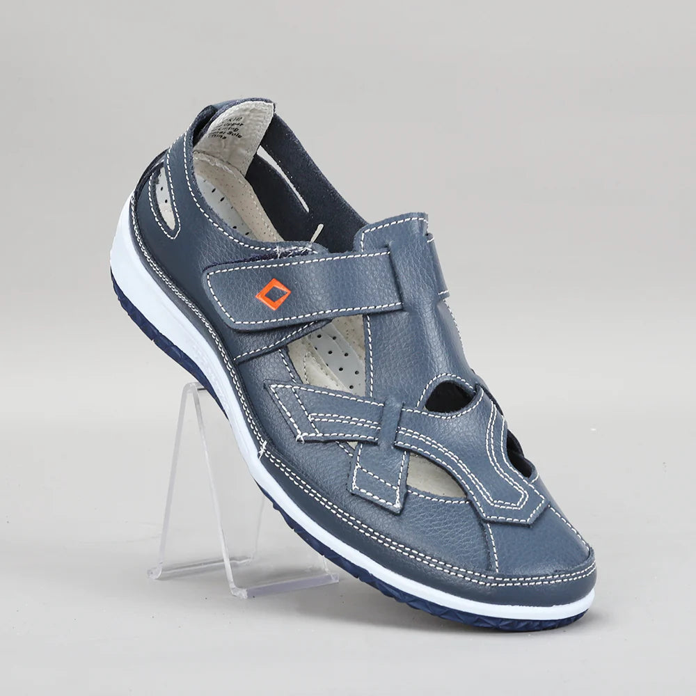 CC RESORTS JACKIE NAVY Women Flats - Zeke Collection NZ