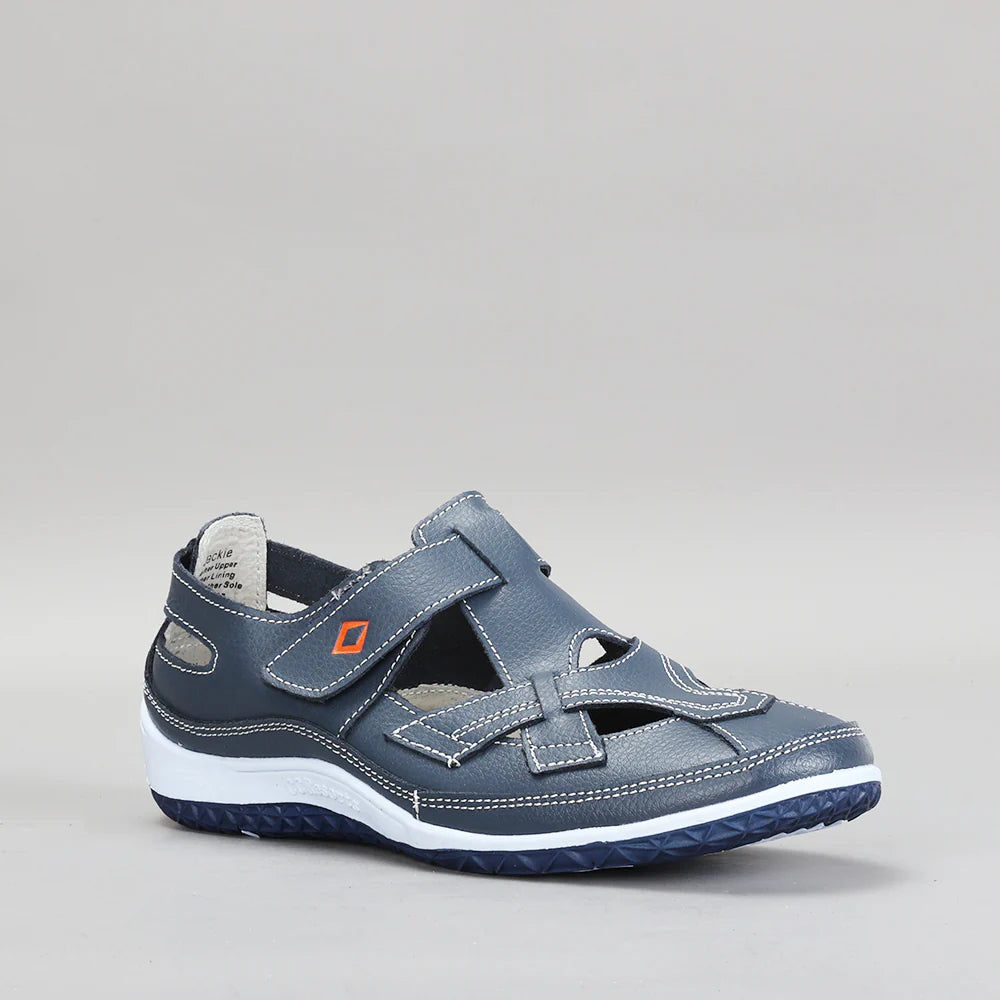 CC RESORTS JACKIE NAVY Women Flats - Zeke Collection NZ