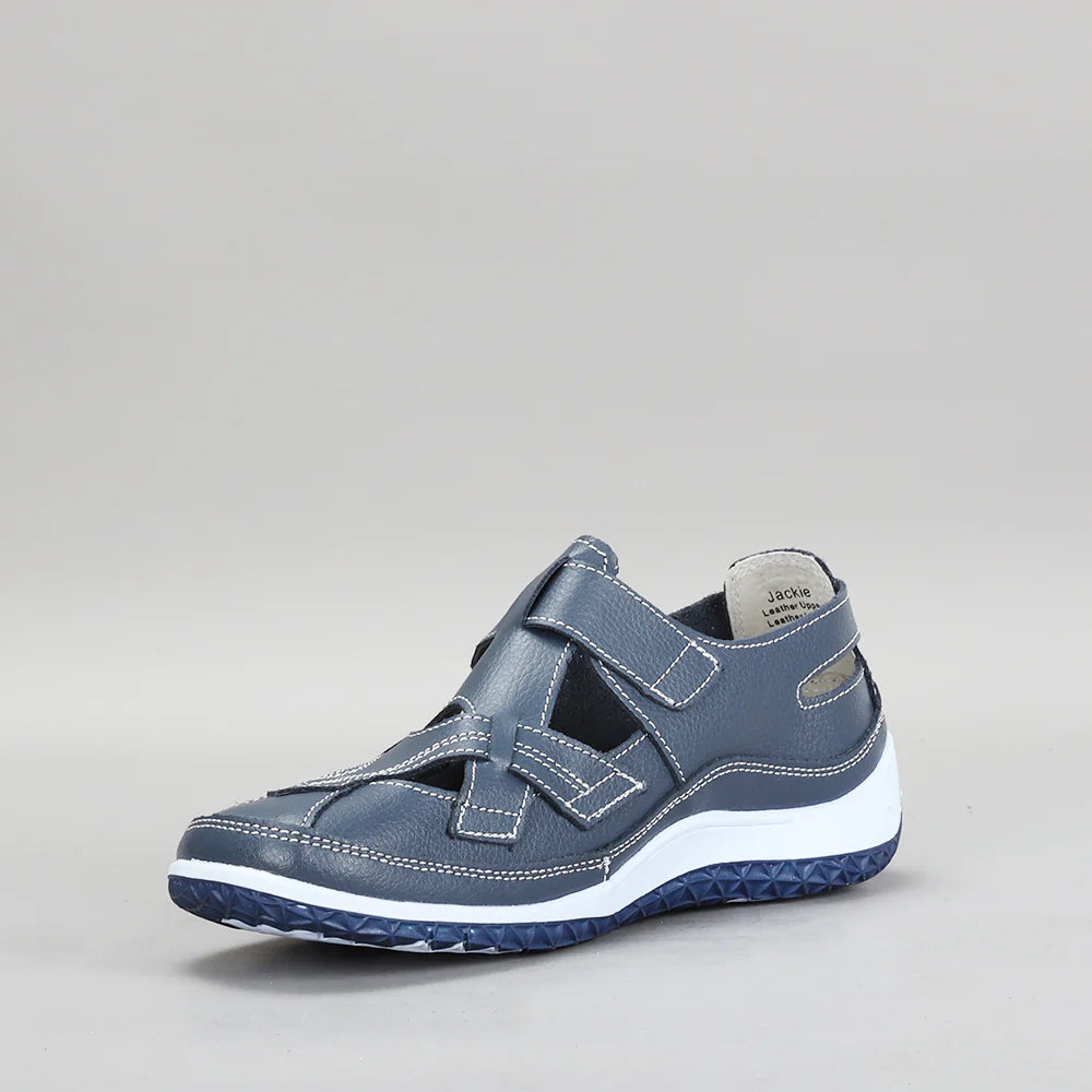 CC RESORTS JACKIE NAVY Women Flats - Zeke Collection NZ