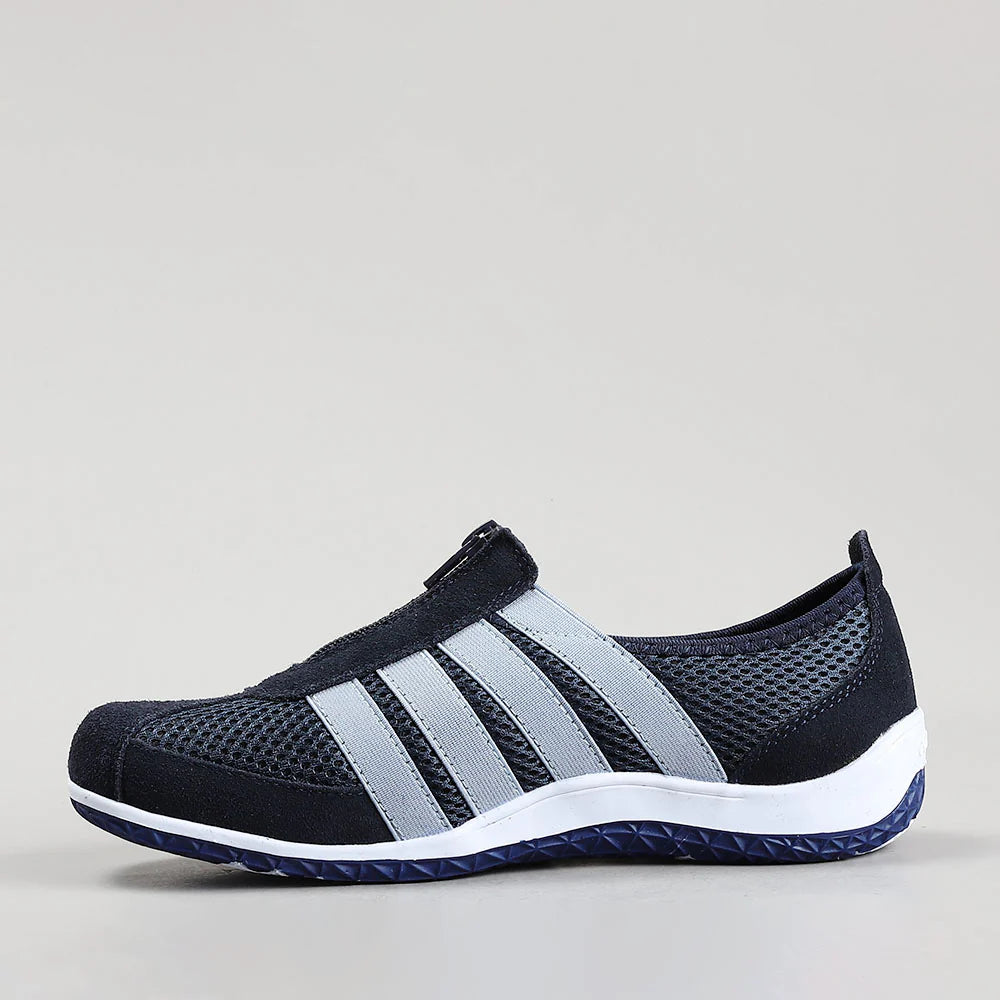 CC RESORTS JADA navy and baby blue casuals showing a stylish, comfortable design with navy and light blue color accents.