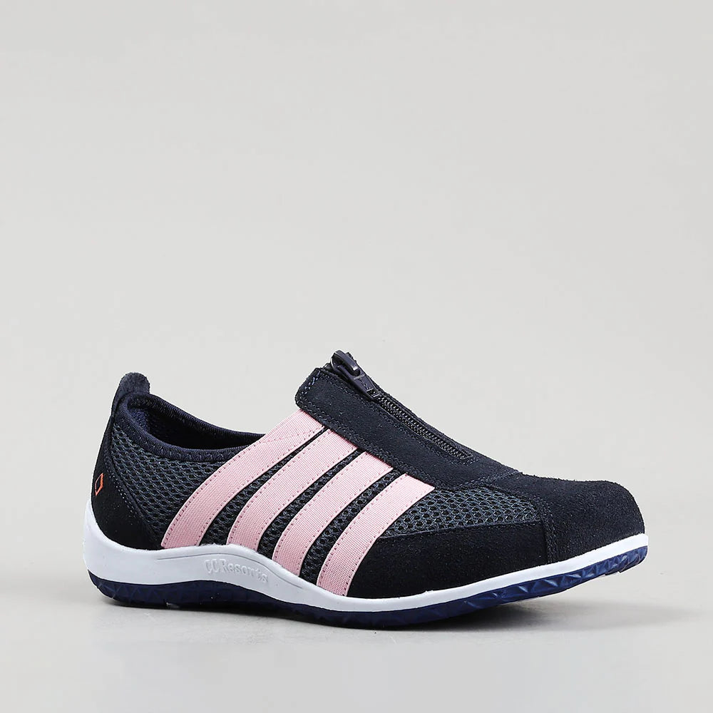 CC RESORTS JADA navy and baby pink casuals, featuring a stylish design with comfortable fabric for everyday wear.