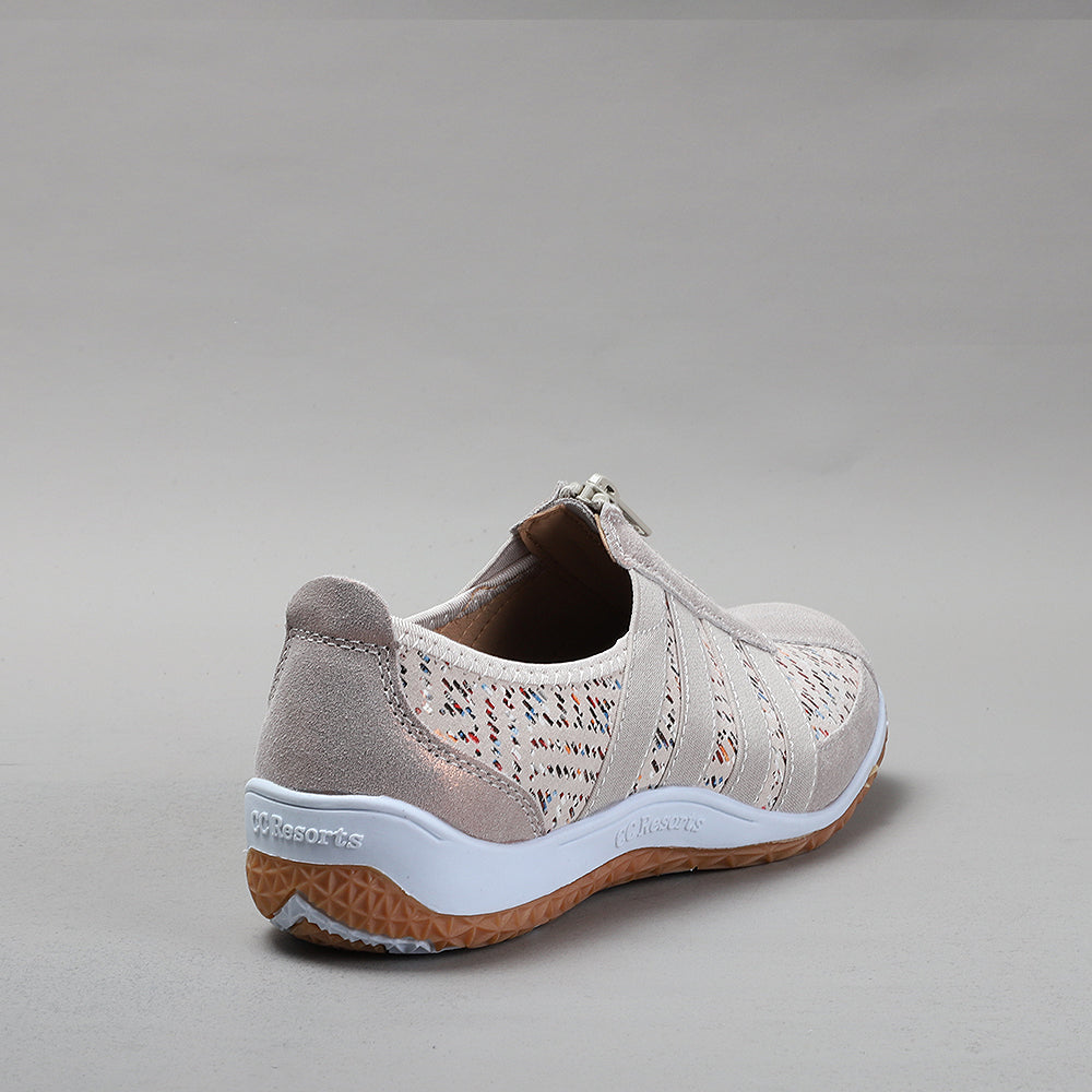 CC Resorts Jada Stone Multi casual shoes featuring multi-tone stone design and comfortable slip-on style.