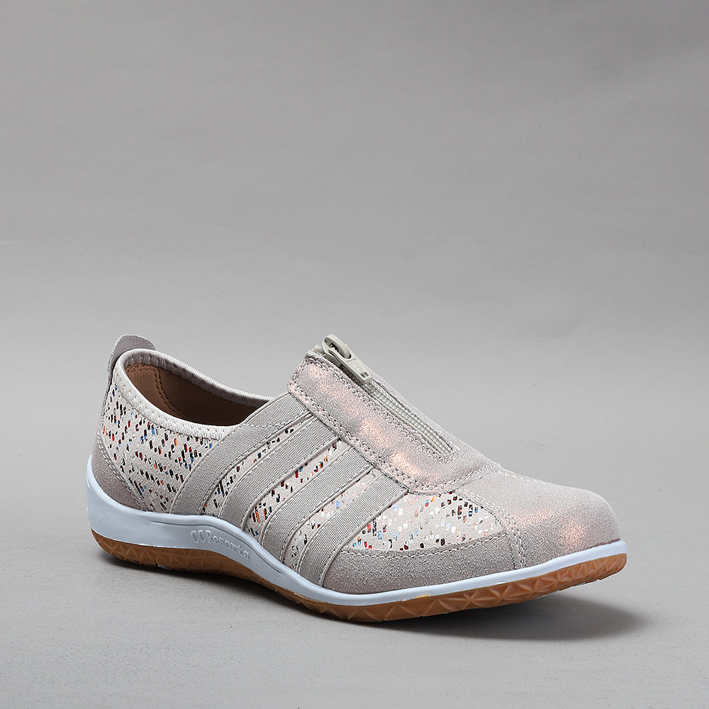 CC Resorts Jada Stone Multi casuals featuring a multicolored stone pattern and comfortable footwear design.