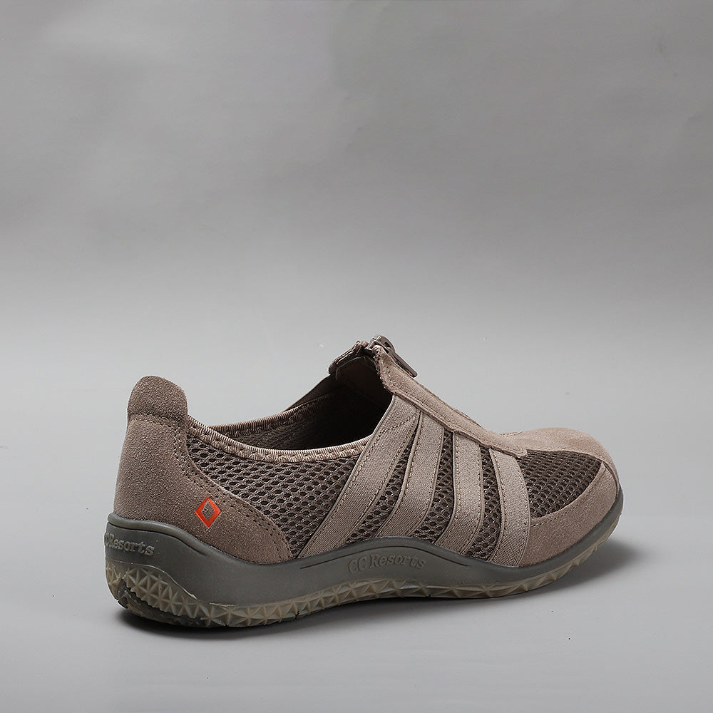 CC Resorts Jada taupe casuals featuring a relaxed, comfortable design with soft fabric and stylish details.