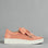 EOS JOVI CORAL sneakers outside view showing coral-colored canvas upper and white rubber sole.