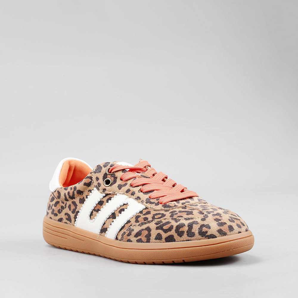 LE SANSA JUNO LEOPARD PRINT ORANGE