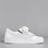White EOS Jovi sneakers with sleek design and breathable fabric, featuring sporty laces and a comfortable sole.