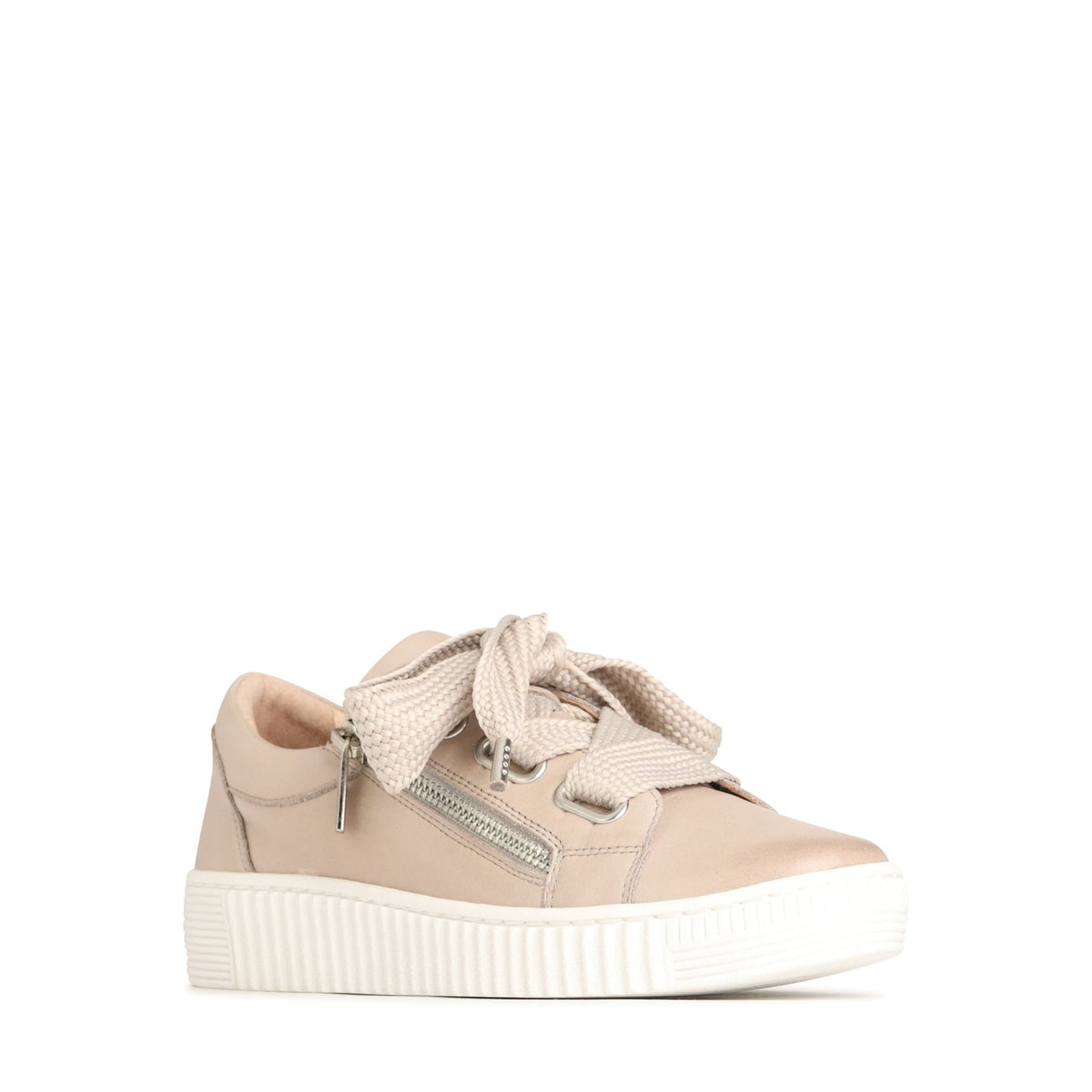Eos Jovi Stone sneakers in gray with white soles, showcasing stylish casual footwear with a modern design.