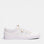 KEDS Jump Kick Perff white and gold sneakers with stylish design and white laces on clean white background.