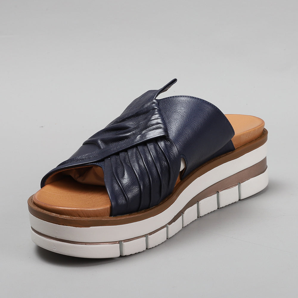LE SANSA KHLOE NAVY Women Slip-ons - Zeke Collection NZ
