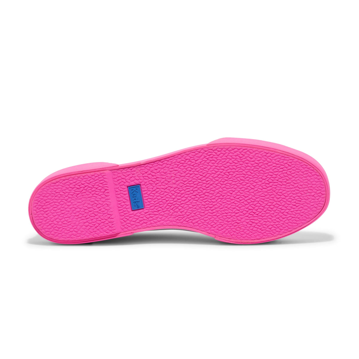 KEDS Triple Up white and pink leather sneakers with chunky sole, stylish and comfortable for casual wear.