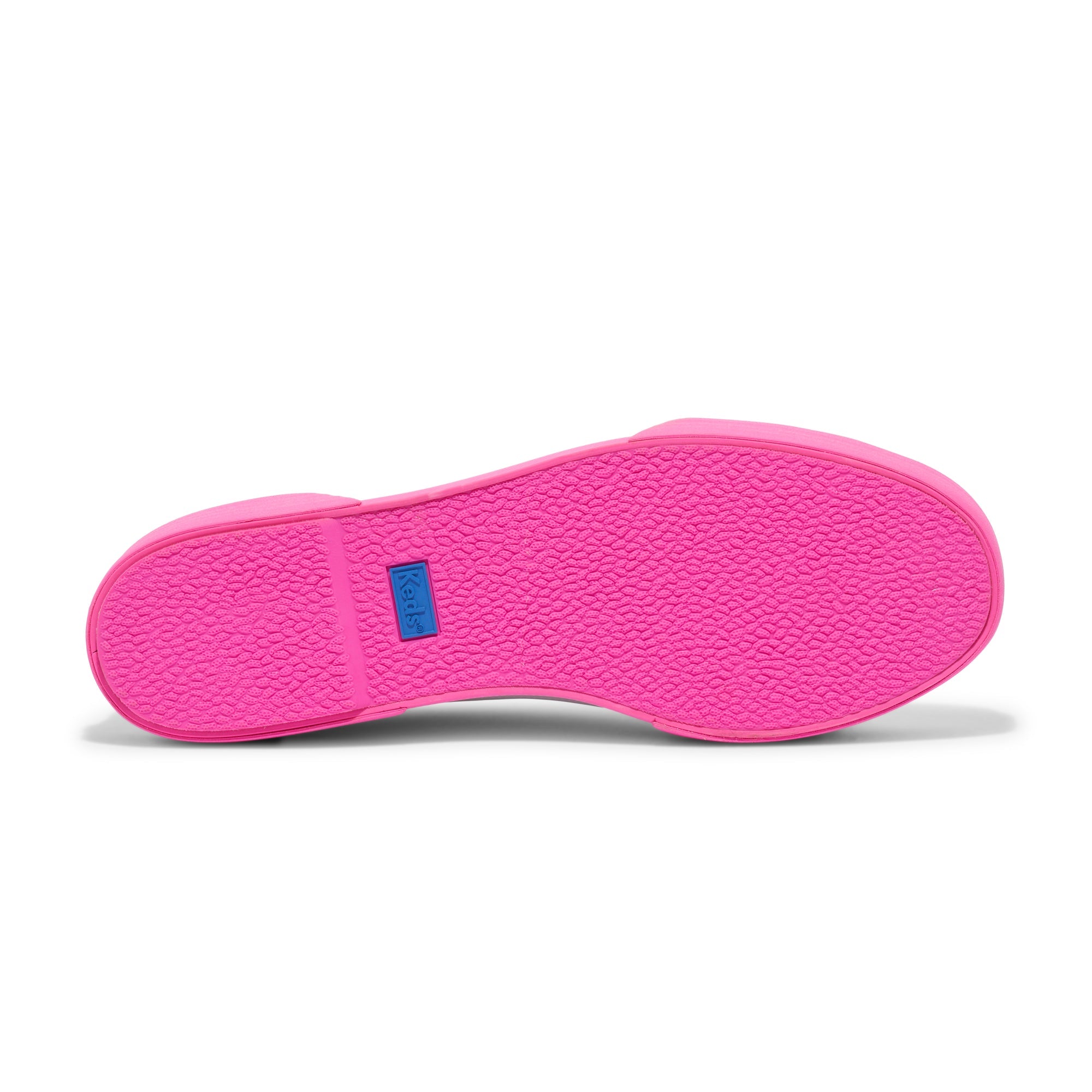 KEDS Triple Up white and pink leather sneakers with chunky sole, stylish and comfortable for casual wear.
