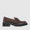 EOS Leia Mahogany loafers featuring sleek leather design and classic style, perfect for casual or formal wear.