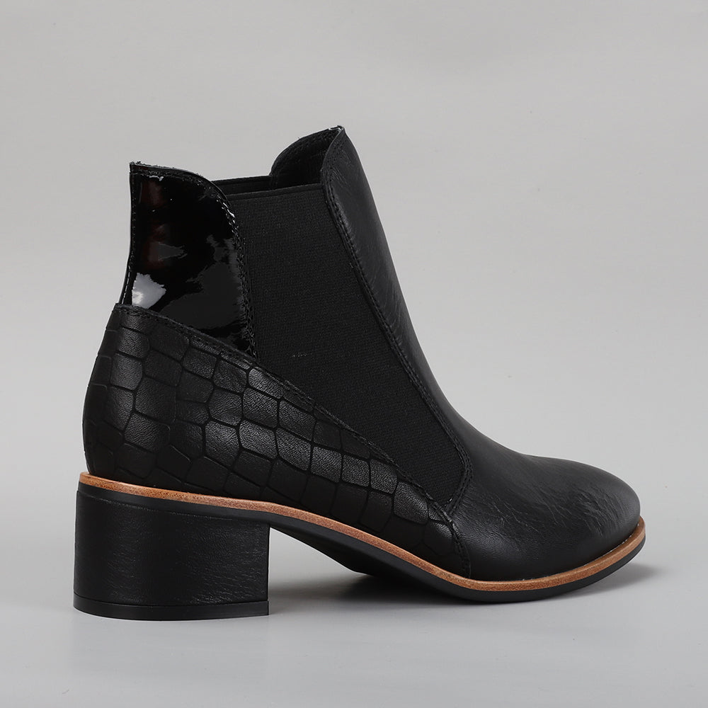 LESANSA REFRESH BLACK Women Boots - Zeke Collection NZ