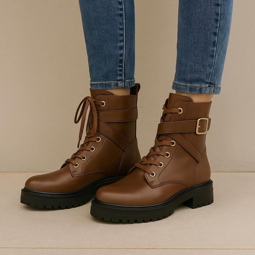 LE SANSA CAMERAN BURGUNDY Women Boots - Zeke Collection NZ