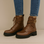 LE SANSA CAMERAN BURGUNDY Women Boots - Zeke Collection NZ