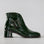 LE SANSA Andy Bottle green boots with a sleek design, featuring a smooth finish and stylish ankle height.