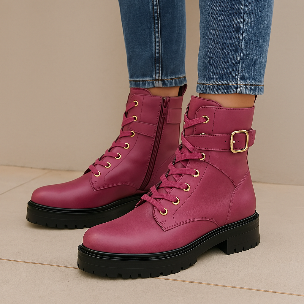 LE SANSA CAMERAN HOT PINK Women Boots - Zeke Collection NZ