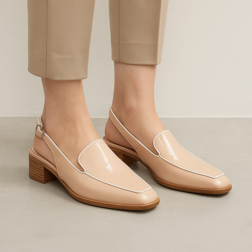 LE SANSA DANTER NUDE PATENT Women Sandals - Zeke Collection NZ