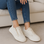 LE SANSA DINA WHITE BEIGE Women Sneakers - Zeke Collection NZ