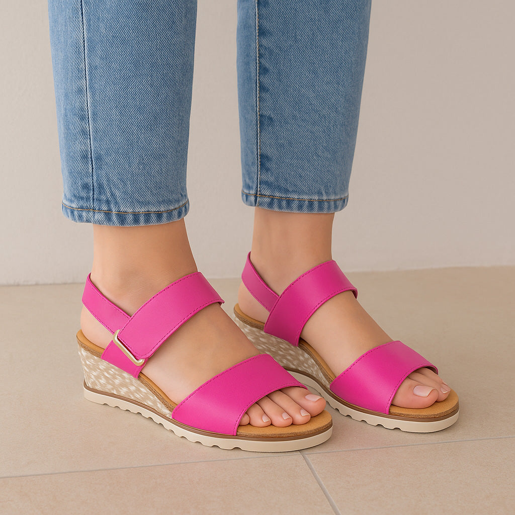 LE SANSA EVITA HOT PINK Women Sandals - Zeke Collection NZ